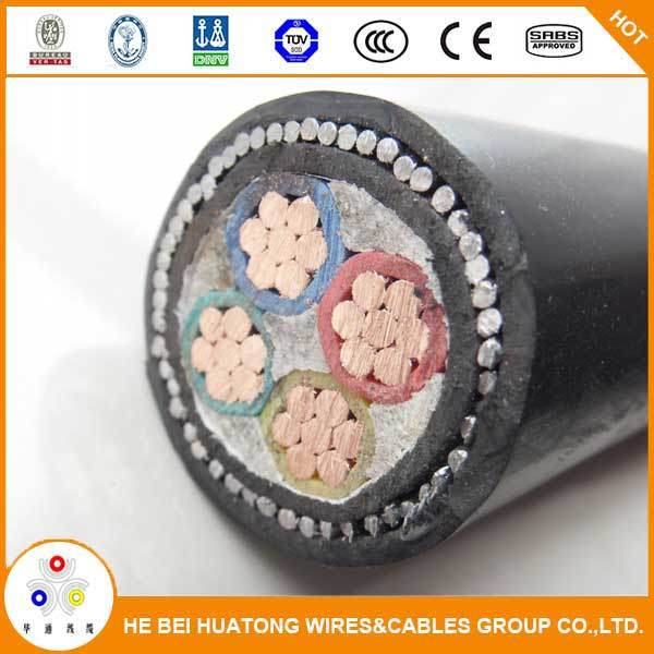 
                                 Cable subterráneo de 4*35mm2 Cu/PVC/SWA PVC/Cable de alimentación                            