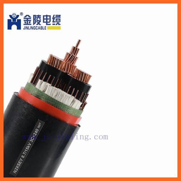
                        N2xsey Cu 3 Core XLPE Insulated Concetric Conductor with PVC Electrical Power Supply Cable
                    