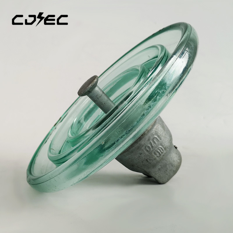
                A norma IEC tipo disco temperado Isolador de vidro de Suspensão
            