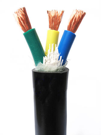 
                Núcleo de Cobre Cable de Acero Cable Eléctrico Blindado, Cable de Alimentación
            