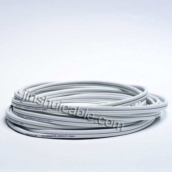 
                                 300/500V 2X14AWG Spt cable flexible de PVC de CCA                            