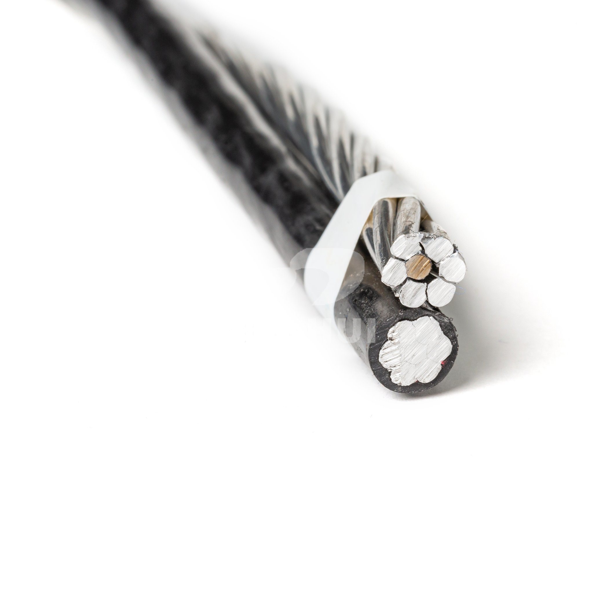 
                Cable de caída de servicio dúplex estándar ASTM conductor de aluminio XLPE/PE/PVC Insualtion Cable ABC
            
