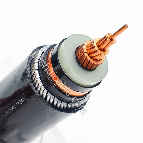 Chine 
                                 Câble conducteur aluminium XLPE / câble moyenne tension                              fabrication et fournisseur