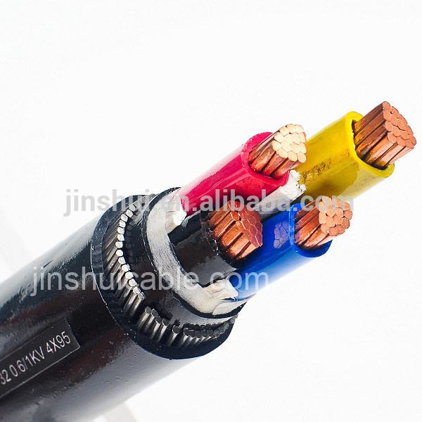 China 
                                 Cable de alimentación de la fábrica de 4 núcleos de 10 mm2, el cable de cobre                              fabricante y proveedor