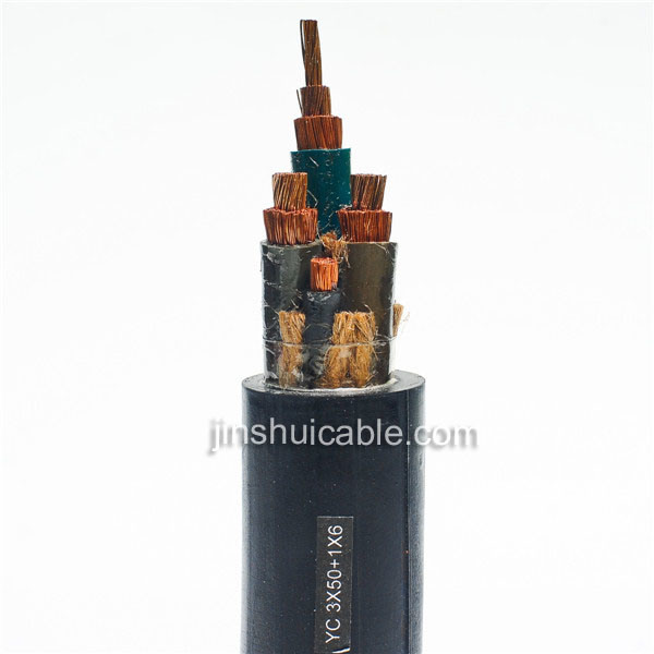 
                Medium Voltage 6/10kv Rubber Sheathed Flexible Mine Mining Power Cable
            