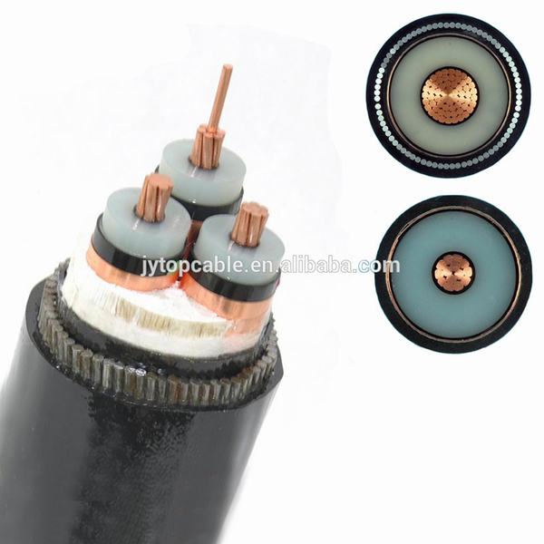 China 
                                 26/35kv Conductor de cobre con aislamiento XLPE Cable de alimentación 3x240mm                              fabricante y proveedor