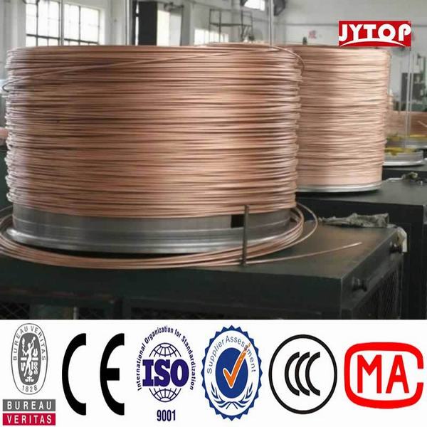 Chine 
                                 4/0 3/0 2/0 1/0 câble en cuivre nu vêtu de cuivre du fil conducteur aluminium CCA                              fabrication et fournisseur