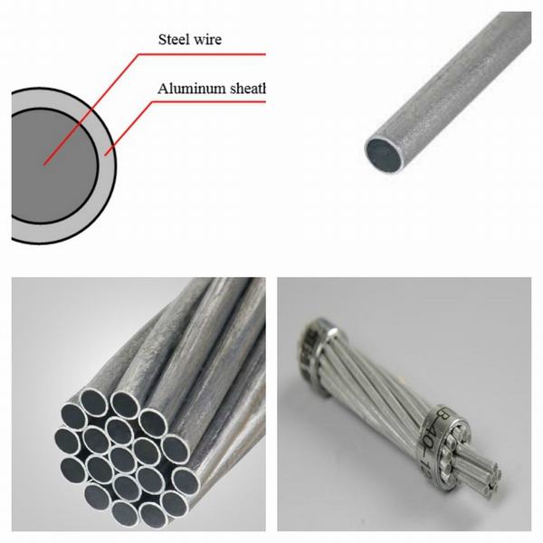Cina 
                                 Acciaio placcato di alluminio Alluminio-Placcato del filo di acciaio (collegare di ACS) ed incagliato (cavo di ACS)                              produzione e fornitore