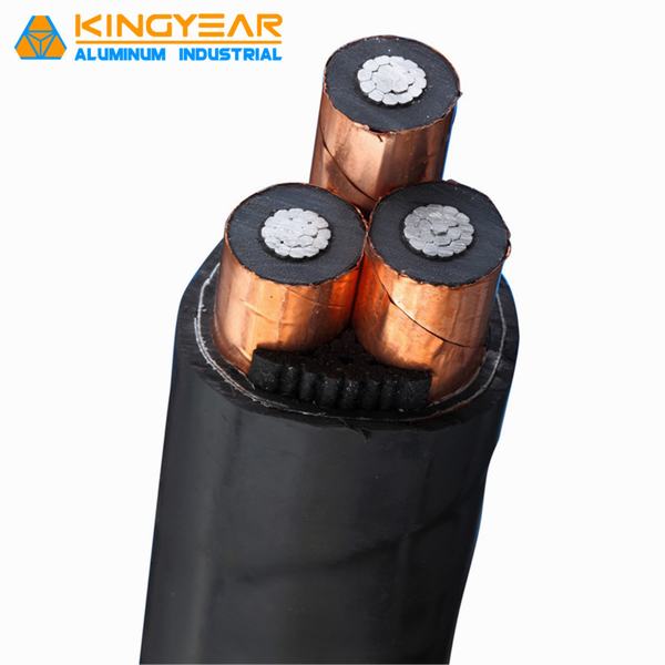 
                                 Medio voltaje 11kv XLPE acorazados aislados de núcleo de cobre del cable de alimentación eléctrica                            