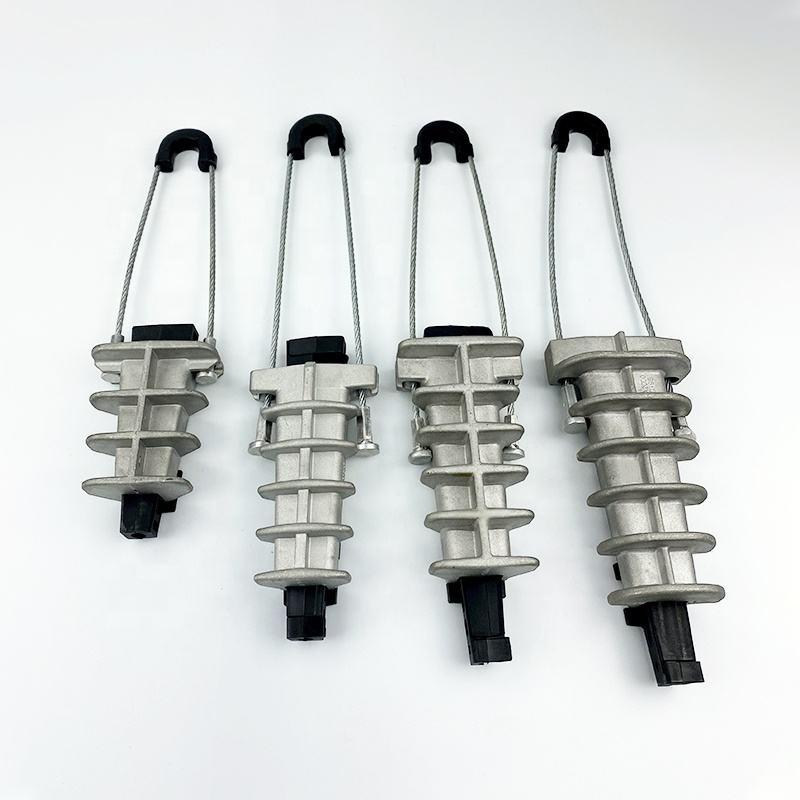 
                Conjunto da estirpe de liga de alumínio do VE de isolamento de antena a braçadeira de tensão de cunha
            