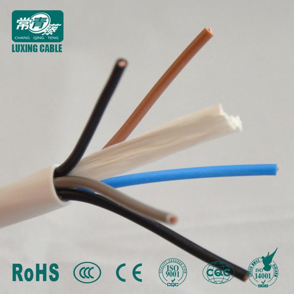 
                                 isolierte flexibler Energien-Kupfer-Gummi des elektrischen kabel-450V/750V 5 flexibles Kabel des Kern-4mm                            