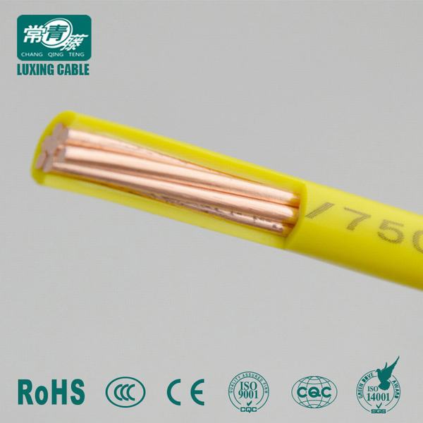 
                                 O fio condutor de cobre com isolamento de PVC CABO ELÉCTRICO                            