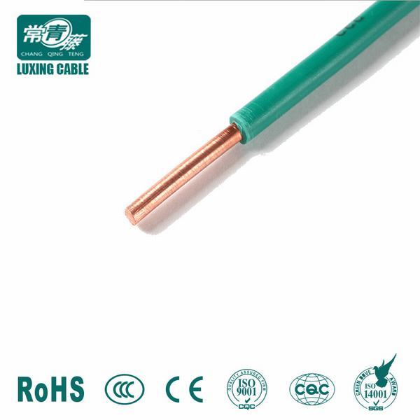 
                                 Un seul câble électrique de base de fil de cuivre 1.5mm 2.5mm 4mm de 6mm le fil électrique                            