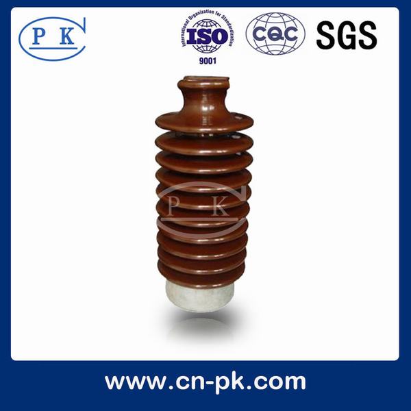 
                        ANSI 57-5 Line Post Insulators High Voltage Brown and Grey
                    