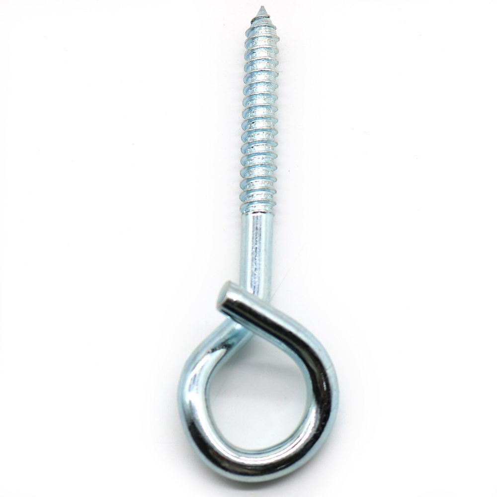 Open Type Cable Accessories Fitting Stainless Steel P Shape Hook / Pigtail Bolt