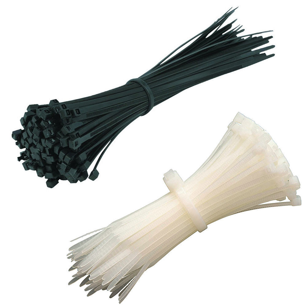 Plastic Black UV Nylon 66 Cable Tie Zip Tie Wraps Sizes Manufacturer OEM RoHS