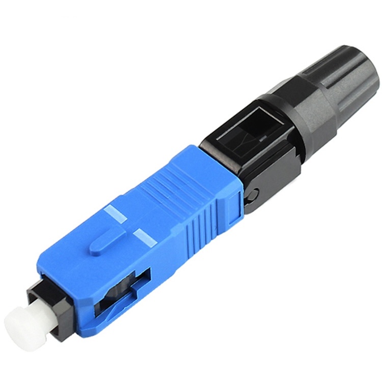 
                Sc/UPC Sm à fibre optique connecteur rapide du connecteur rapide pour câble de descente Solution FTTH
            