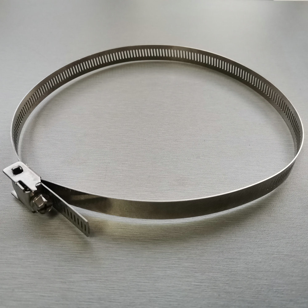 
                Top Quality American Big Type Hose Clamp Stainless Steel Strap
            
