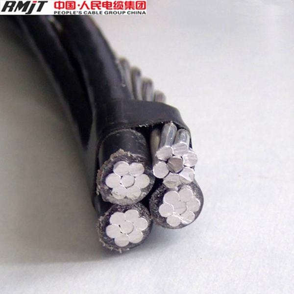 Chine 
                                 0.6Kv/11KV/22KV/35kv isolés en polyéthylène réticulé Passage câble de descente service Câble ABC                              fabrication et fournisseur