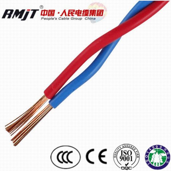 China 
                                 1,5 mm de 2 Núcleos de cable trenzado de cobre aislados con PVC, Cable Eléctrico                              fabricante y proveedor