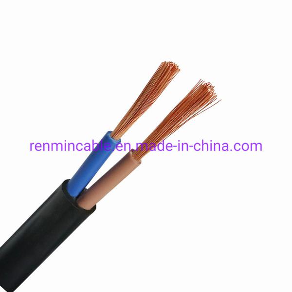 China 
                                 2 Core 2,5mm fio flexível Cabo Eléctrico de fio de cabo com isolamento de PVC                              fabricação e fornecedor