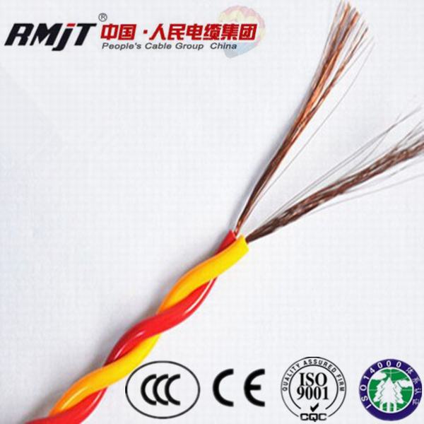 China 
                        2 Core Rvs Flexible Electric Cable 450/750V PVC Twisted Electric Wire
                      manufacture and supplier