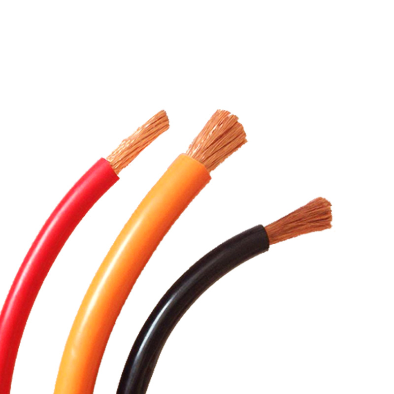 
                35mm 50mm 70mm2 de 120mm naranja Epr aislados de goma flexible de la máquina de soldadura de cobre del cable eléctrico Cable de soldadura de caucho
            
