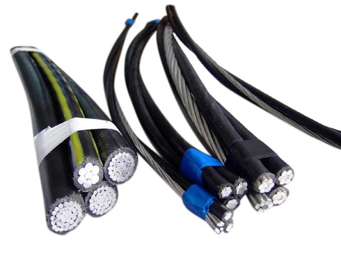 
                El conductor de aluminio Cable ABC PE o XLPE o aislados con PVC, cable de antena de techo
            