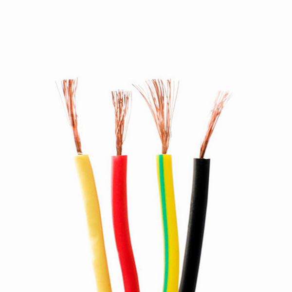 
                                 China la más alta calidad 0.75, 1, 1,5, 2,5, 4, 6, 10, 16, 25, 35, 50mm2 Cable de cobre flexible sólido cable eléctrico                            