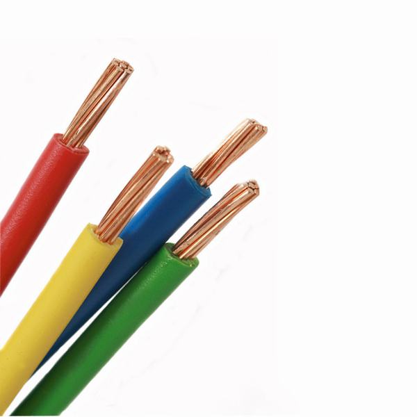 China 
                                 Ecc Ho7V-U, H05V-K, H07V-K, H07Z U 450/750V cable aislado con PVC la construcción de cable de alambre                              fabricante y proveedor