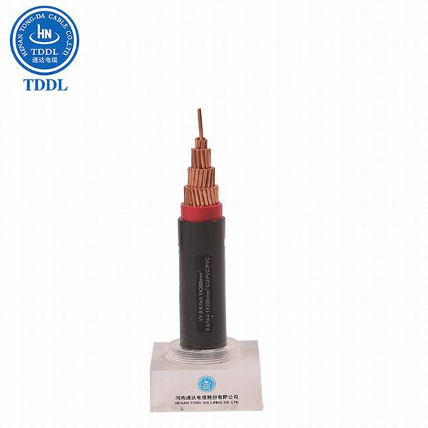 China 
                                 0.6/1kv-1 de la Core Conductor de cobre aislados con PVC, Cable de acero recubierto de PVC blindado el cable de alimentación                              fabricante y proveedor