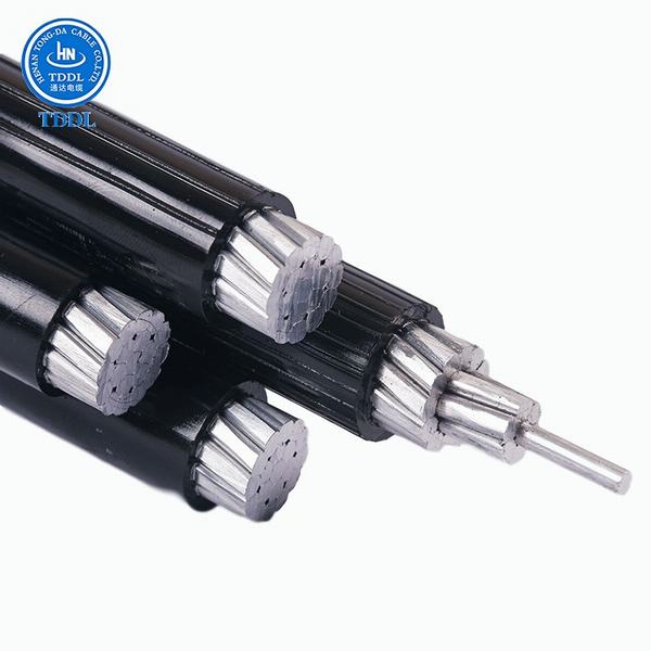 Chine 
                                 0.6/1kv 10 sq mm isolation XLPE ACSR Passage câble câble de descente service ABC                              fabrication et fournisseur