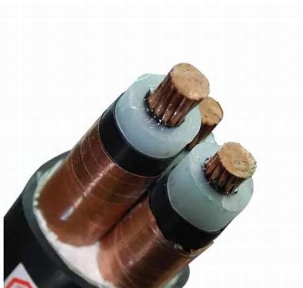 Chine 
                                 3 conducteurs isolés en polyéthylène réticulé Câble à gaine PVC avec ruban de cuivre de l'écran Câble d'alimentation moyenne tension                              fabrication et fournisseur