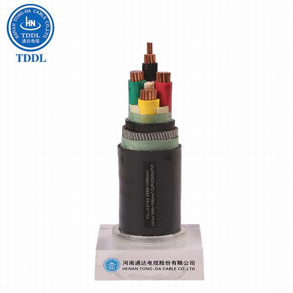 China 
                        4 Core Copper Conductor Low Voltage XLPE Insulated PVC Sheathed Armored Power Cable
                      manufacture and supplier