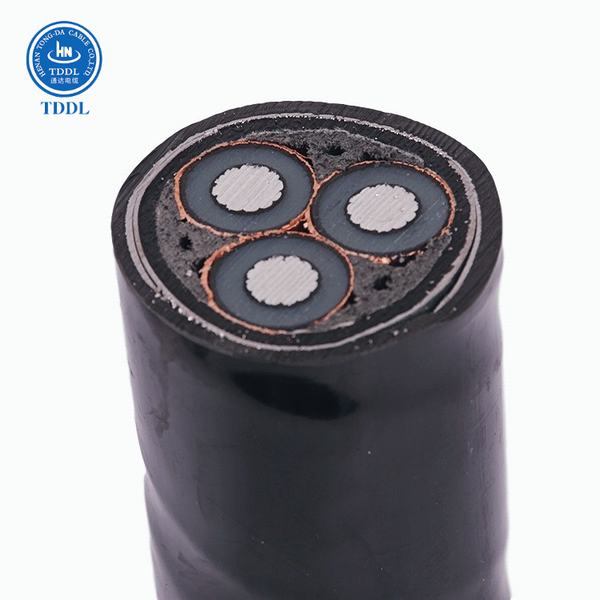 Chine 
                                 6/10Three-Core kv conducteurs en aluminium, isolation en polyéthylène réticulé, ruban d'acier blindés, avec gaine en PVC de Na2xseby Câble d'alimentation                              fabrication et fournisseur