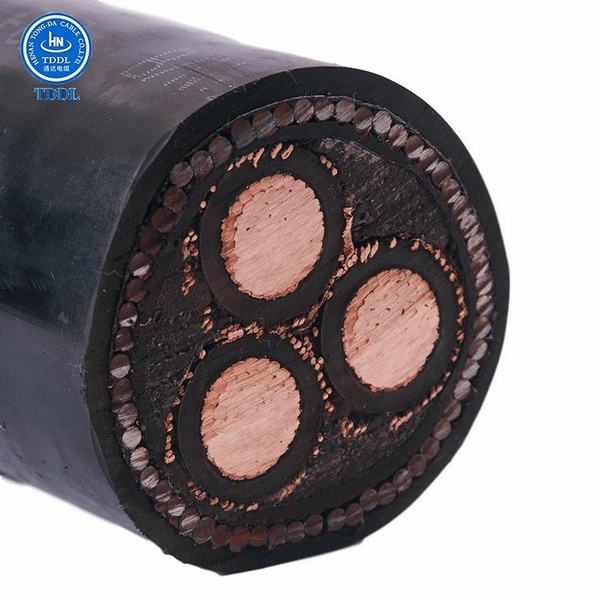 China 
                                 6/10Three-Core kv XLPE Conductor de cobre aislado de alambre de acero recubierto de PVC blindado N2xsery MV Cable de alimentación                              fabricante y proveedor