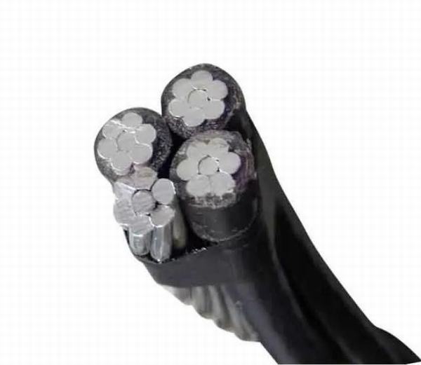 Chine 
                                 Câble d'ABC duplex, triplex, quadruplex Service Drop, isolés en polyéthylène réticulé à 4 coeurs conducteur en aluminium                              fabrication et fournisseur