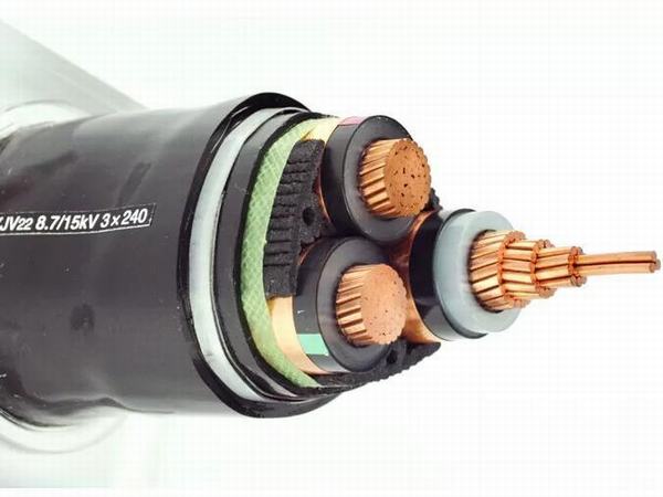 Китай 
                                 Cu/XLPE/СТА/PVC бронированных электрического кабеля 3 Core стальной ленты бронированные кабель высокого напряжения                              производитель и поставщик