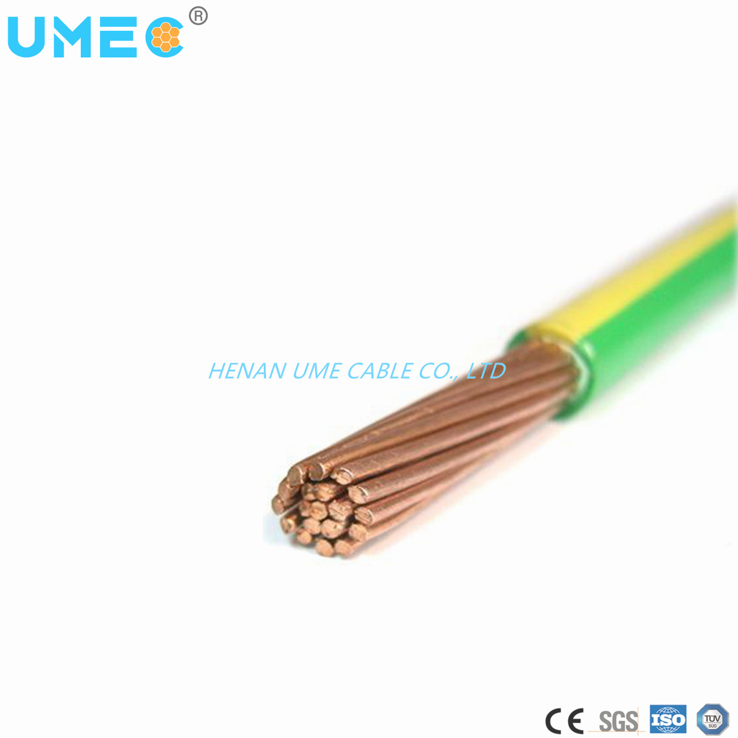 
                Câble électrique de 2,5 mm isolation PVC de câble en cuivre sur le fil électrique fil H07V-R
            