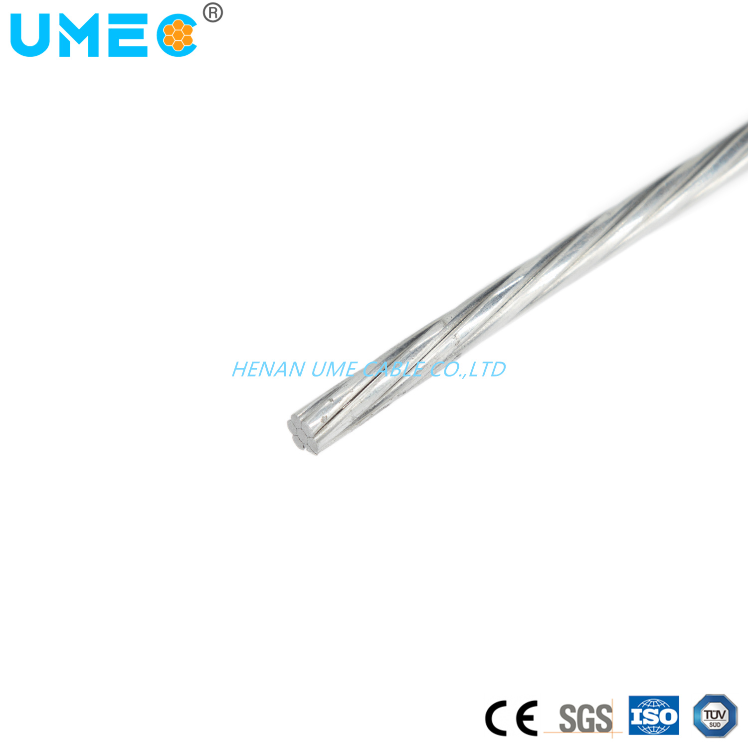 
                Usine électrique direct aluminium multibrins concentriques conducteur nu 100 mm2 125mm2 200mm2 AAC Câble d′alimentation électrique
            