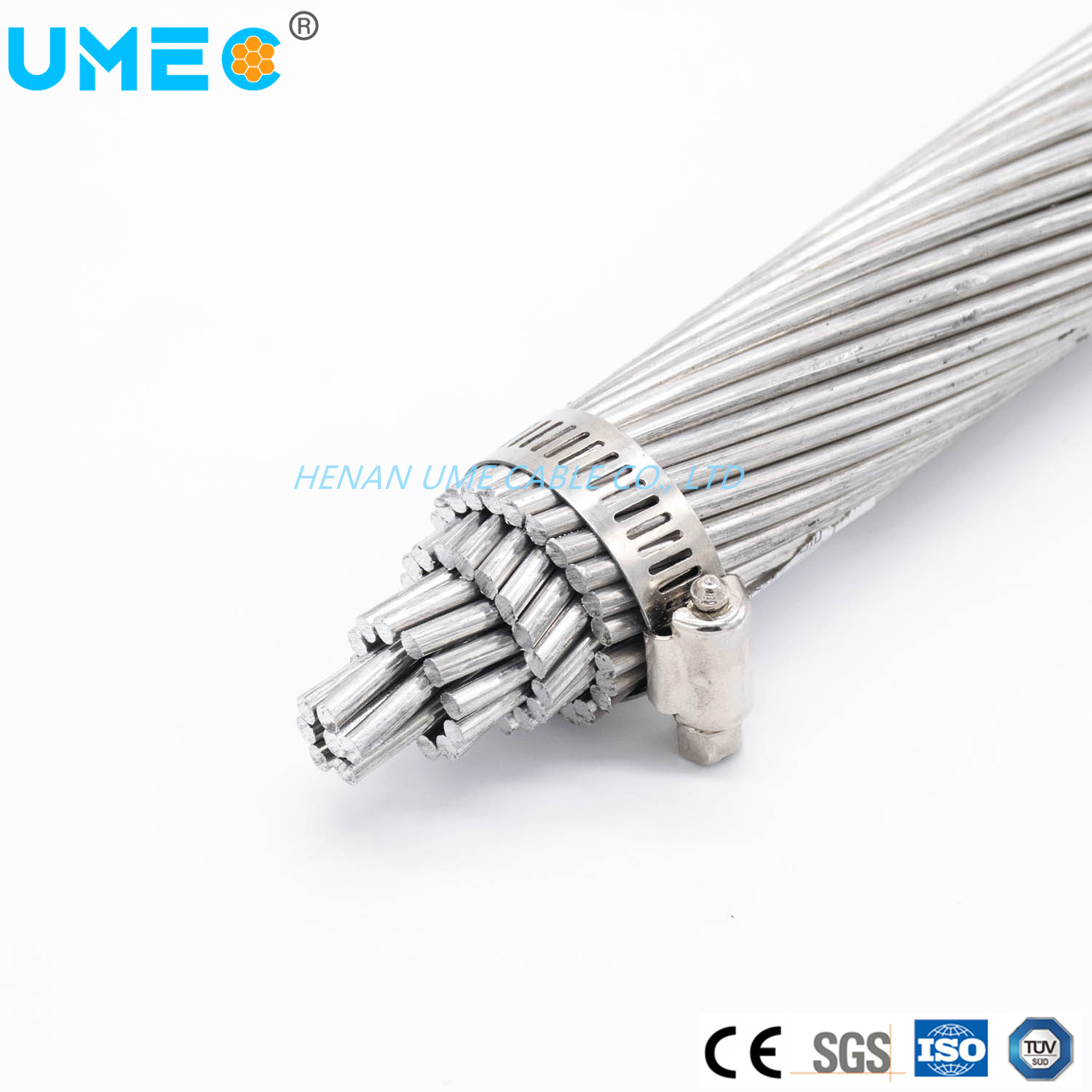 
                IEC 61089 Estándar 16sqmm hasta 1250 sqmm Conductor Conductor AAAC desnudos de aluminio
            