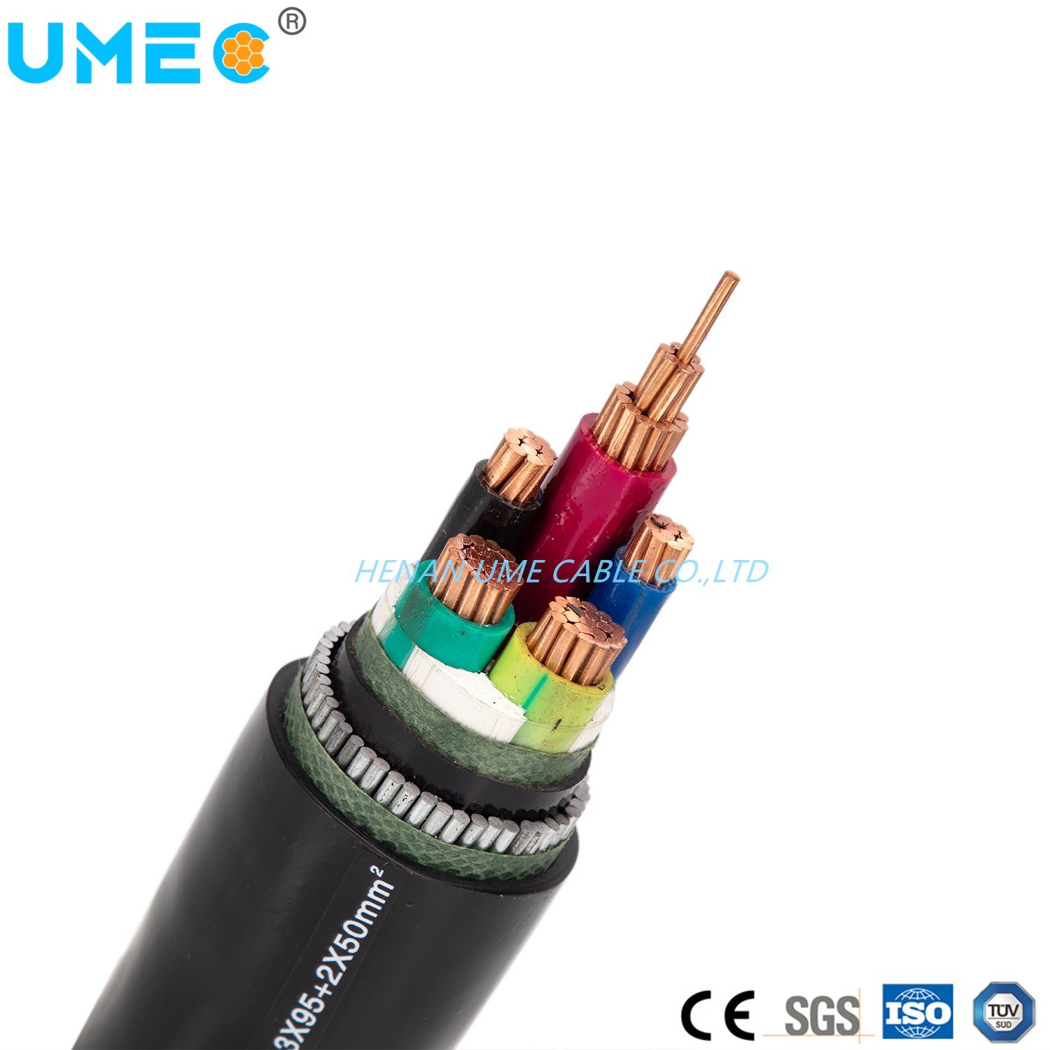 
                Les frais généraux en caoutchouc de métro IEC MV ABC offre groupée de l′antenne câble d′alimentation du fil électrique
            