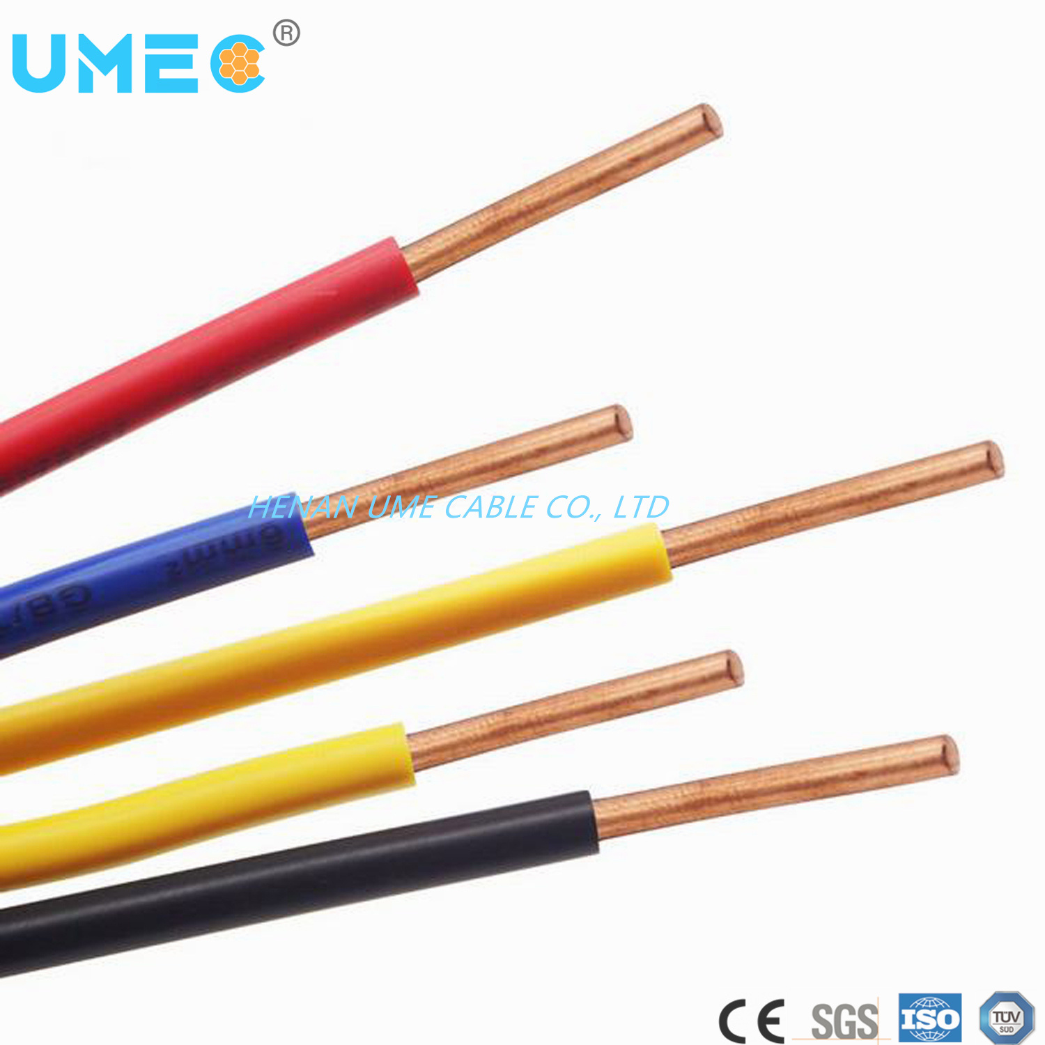 
                Núcleo sólido Conductor aislamiento de PVC Casa Cable eléctrico de 10mm2 16mm2 H07V-U Cable
            