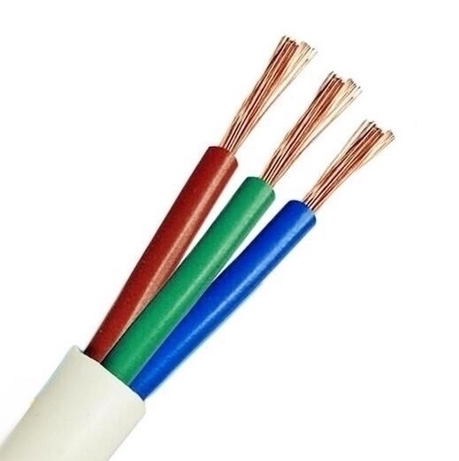
                IEC60227 450/750V Wire Cable Single Core Three Core Copper Wire PVC Insulation PVC Sheath Flexible Cable or BS6004 Twin and Earth Flat Cable
            