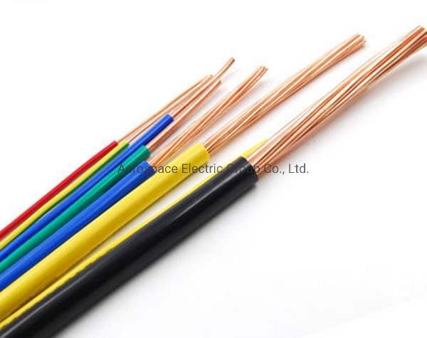 China 
                        BS Standard Solid Stranded Conductor Resistant Heat BVV Bvr BV House Building Overhead Flexible Insulating Sheath PVC Copper Cable Electric Wire
                      manufacture and supplier