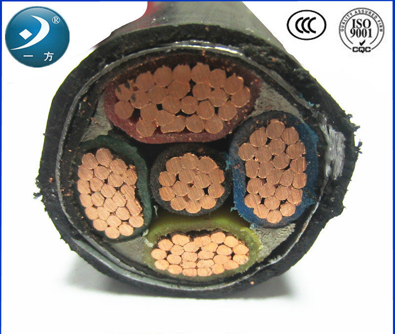 
                0.6/1kv Cu/Cable de PVC/SWA PVC/5X10, 5X16, 5X25, 5X35, 5X50, 5X70, 5X95, 5X120, 5x150mm2 Cable de alimentación aislado XLPE
            