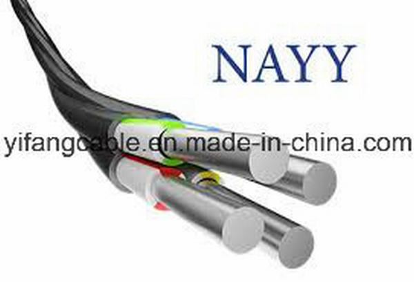 
                                 Câble Nayy 0.6/1KV / Nayy Nayy-J-O la norme VDE                            