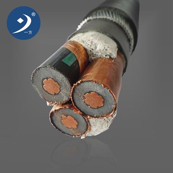 
                                 11kv (3X25mm2) cavo elettrico di rame sotterraneo esterno di memoria dell'isolamento del PVC di SWA del Cu XLPE                            