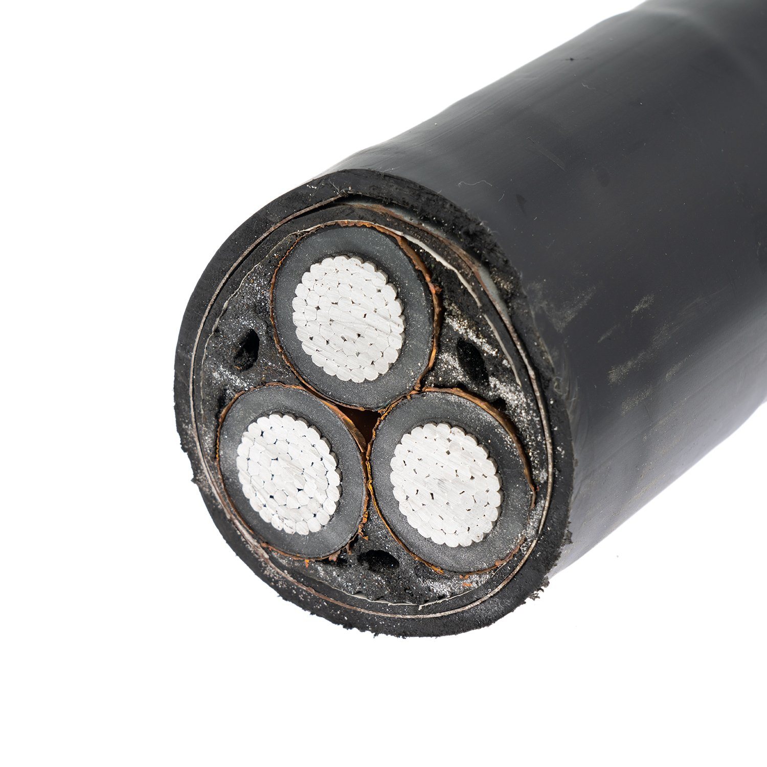 
                12/20 (24) fils de cuivre ou d′aluminium XLPE/SWA/PVC blindés isolés Câble d′alimentation souterraine MV
            