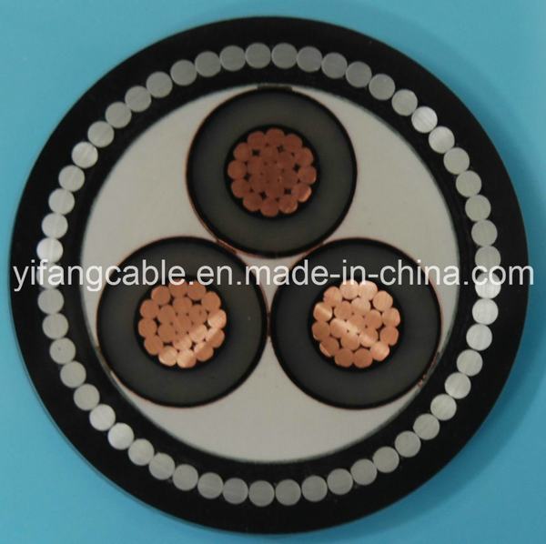 China 
                        24kv Copper Conductor Swa Armoured XLPE Cable 3 Core C150mm2
                      manufacture and supplier